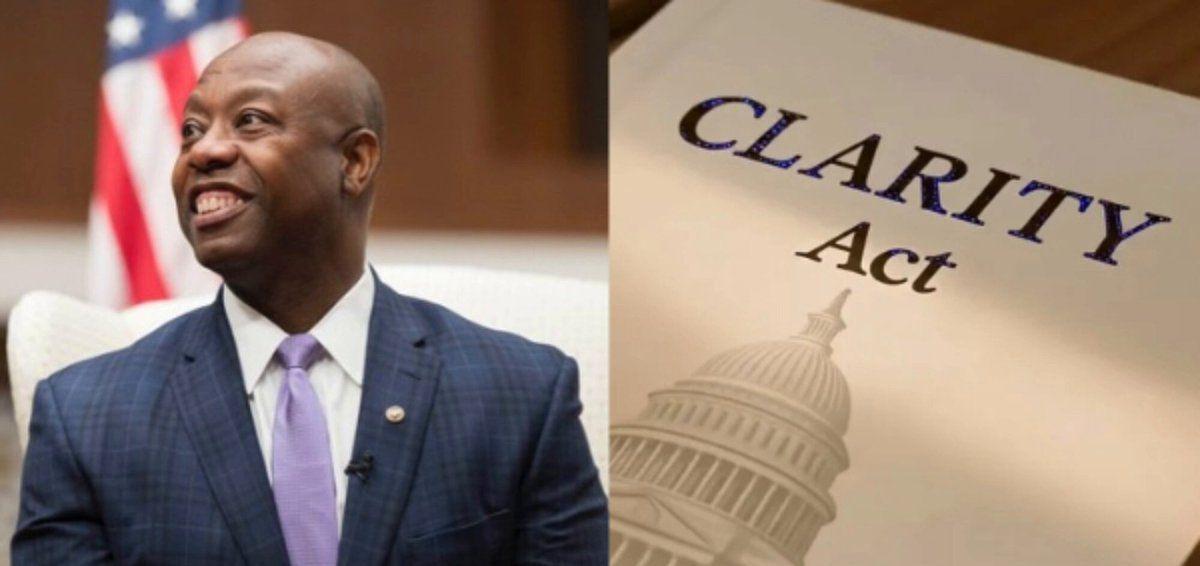 Tim Scott says first CLARITY Act vote still possible before recess